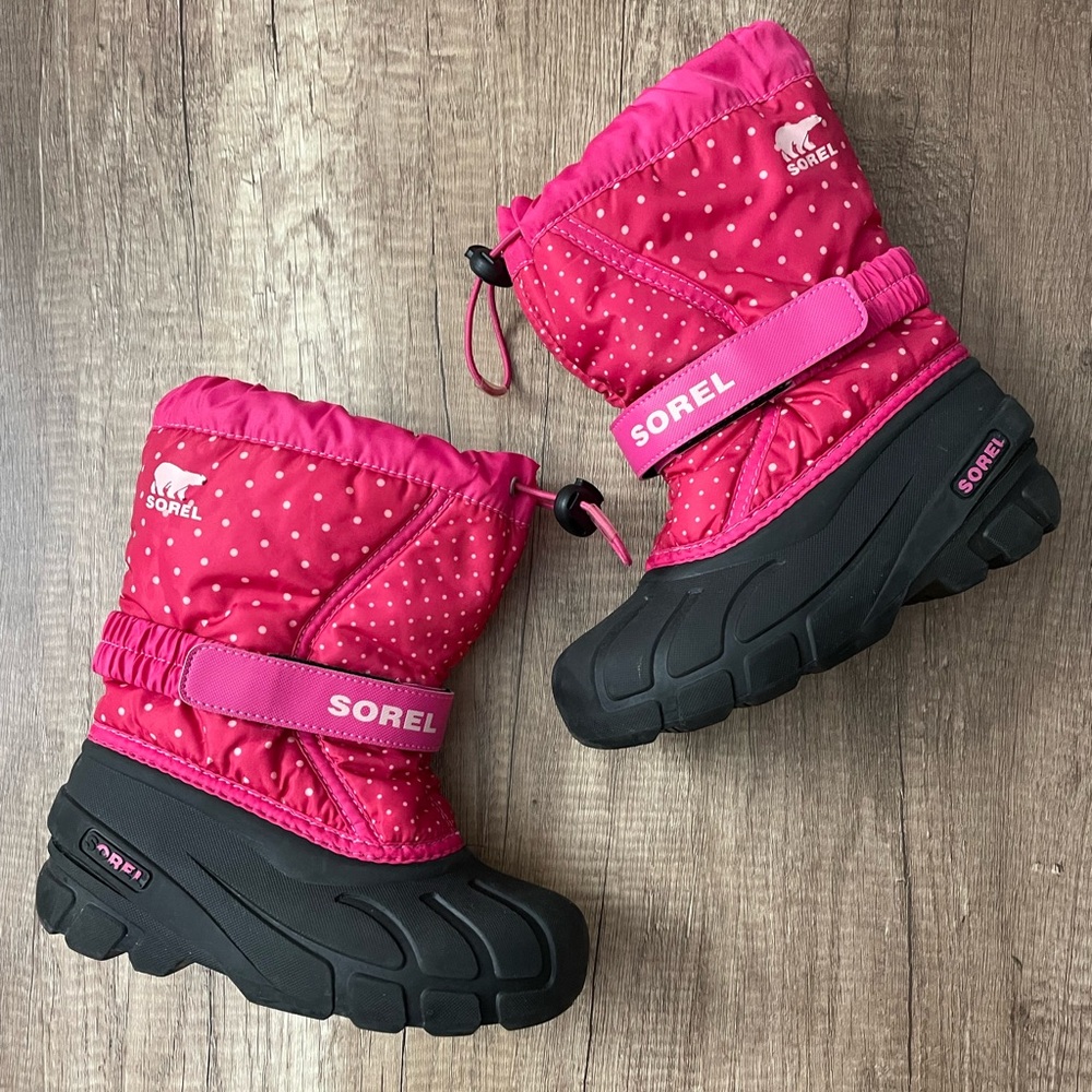 Sorel Girls SZ 13 FLURRY Snow Boots